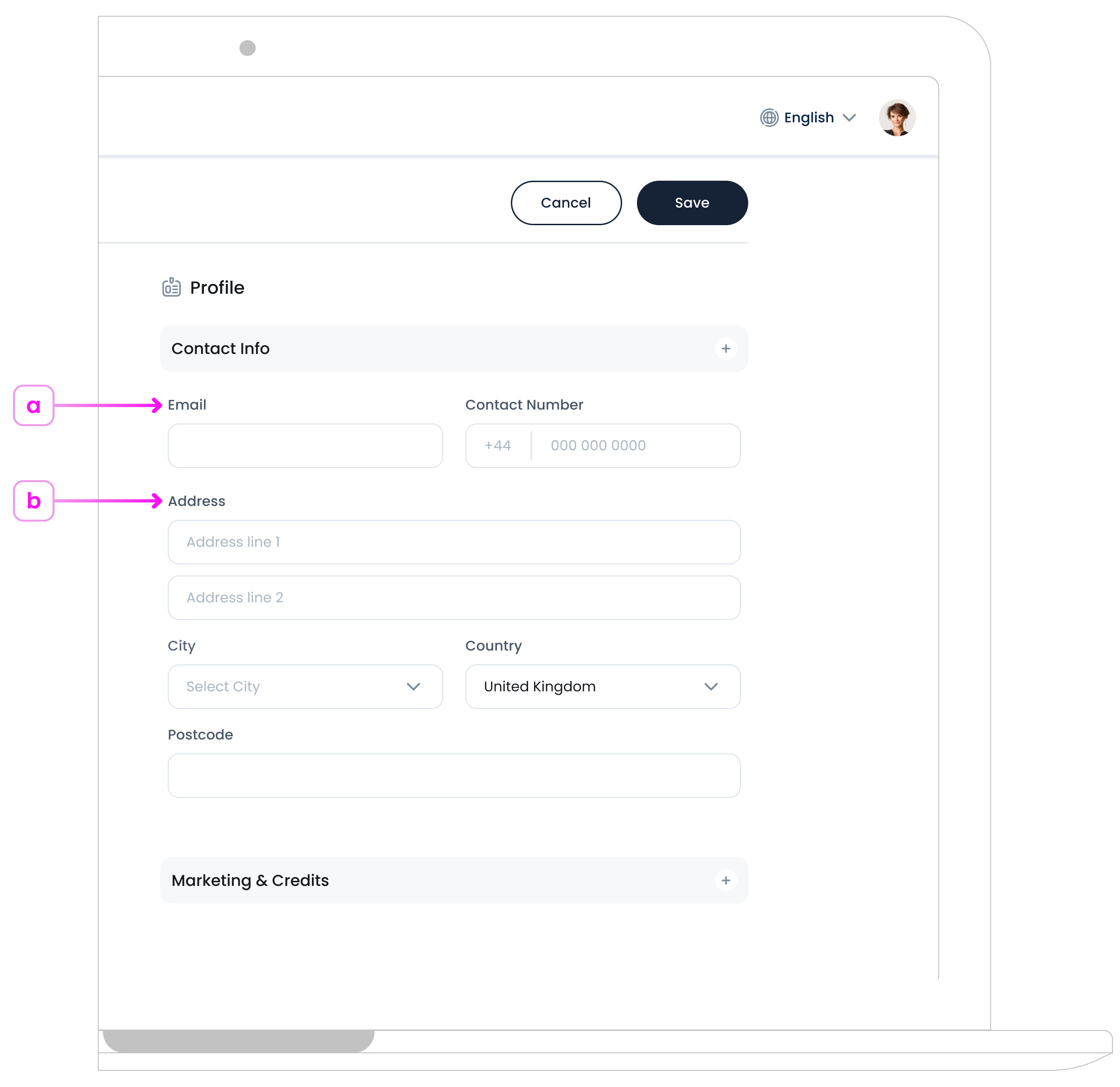 Customer Contact Info