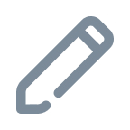 Edit icon for a menu entry