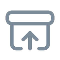 Unarchive icon in Archives menu