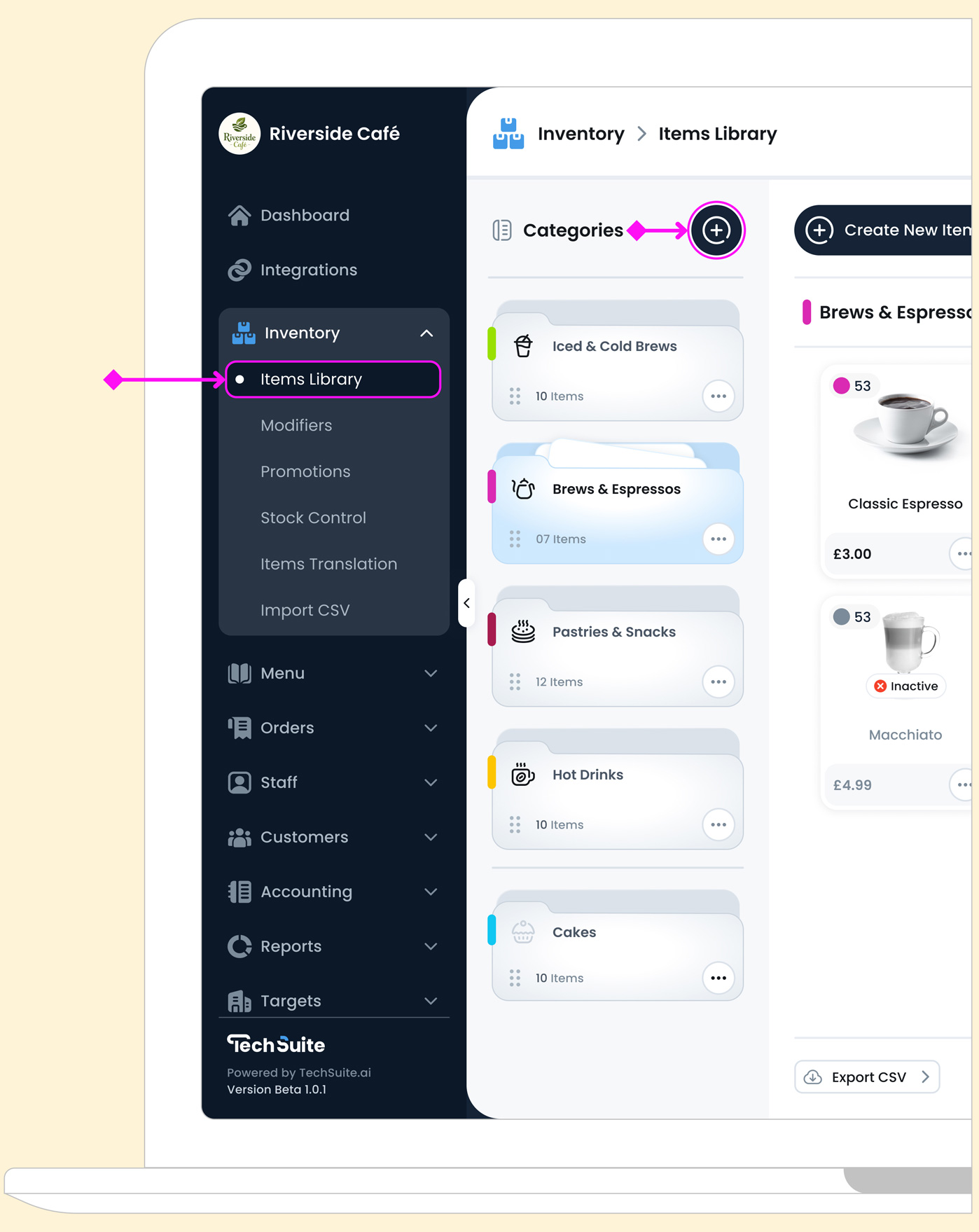 Create New Category Access