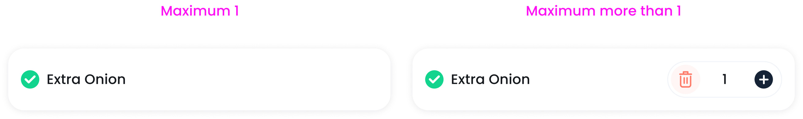 Maximum Quantity