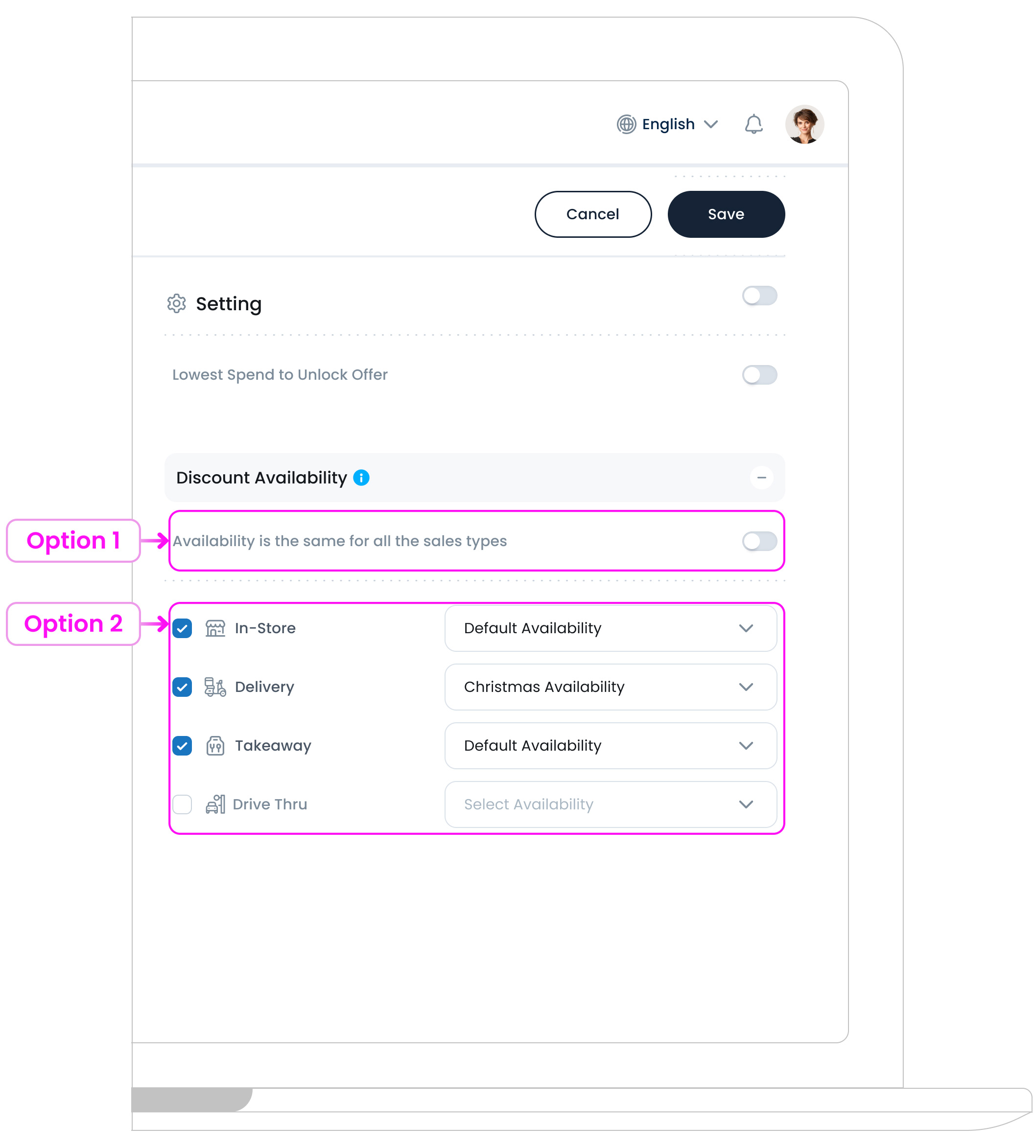 New Promotion Discount Availability