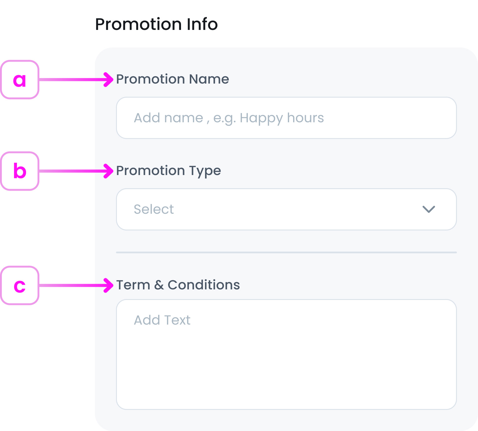 Promotion Info