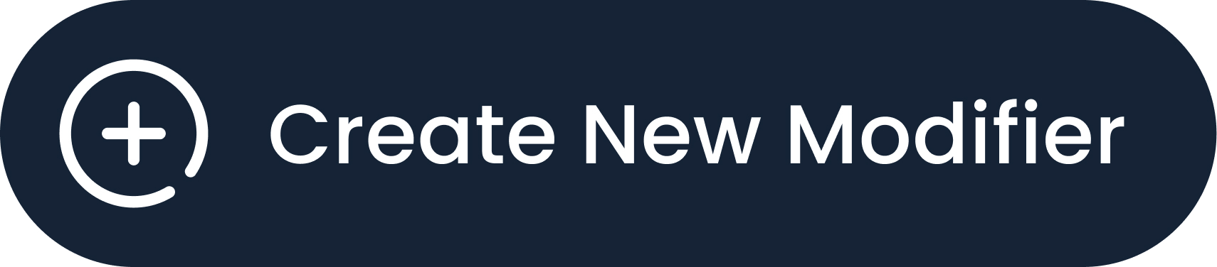 Create New Modifier Button