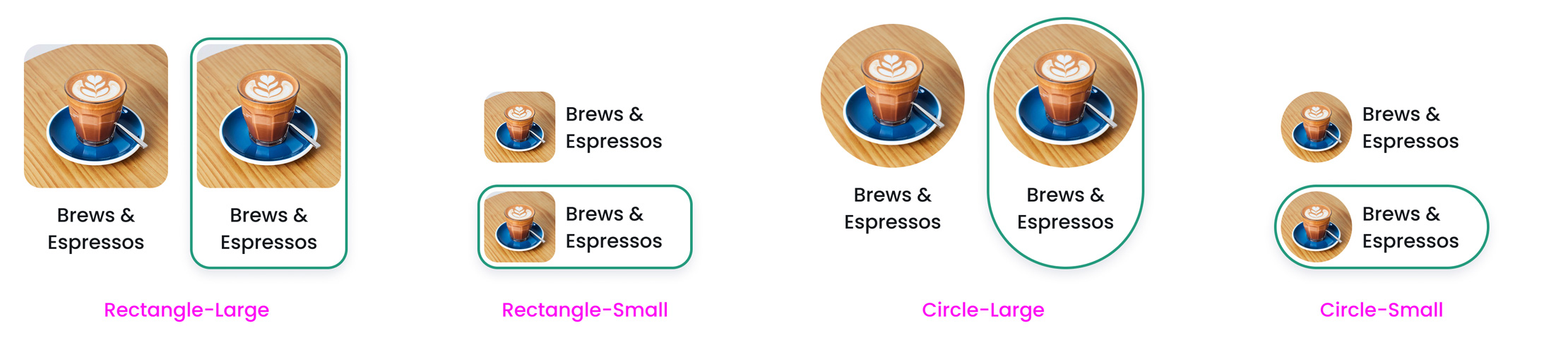 Kiosk Category Card Shape