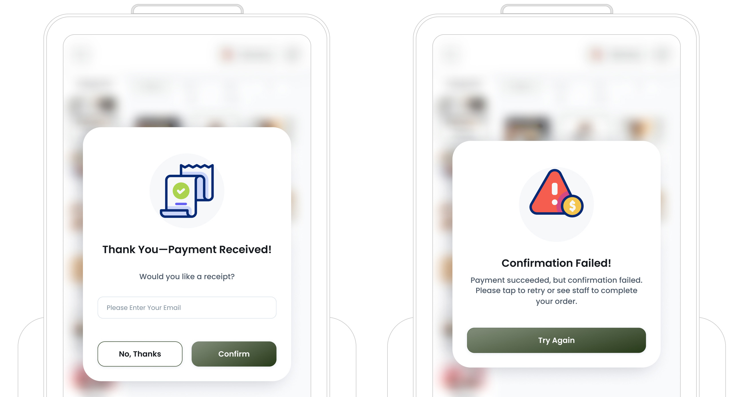 Email Receipt Prompt