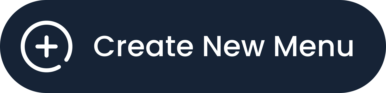 Create New Menu button on Menu Library page