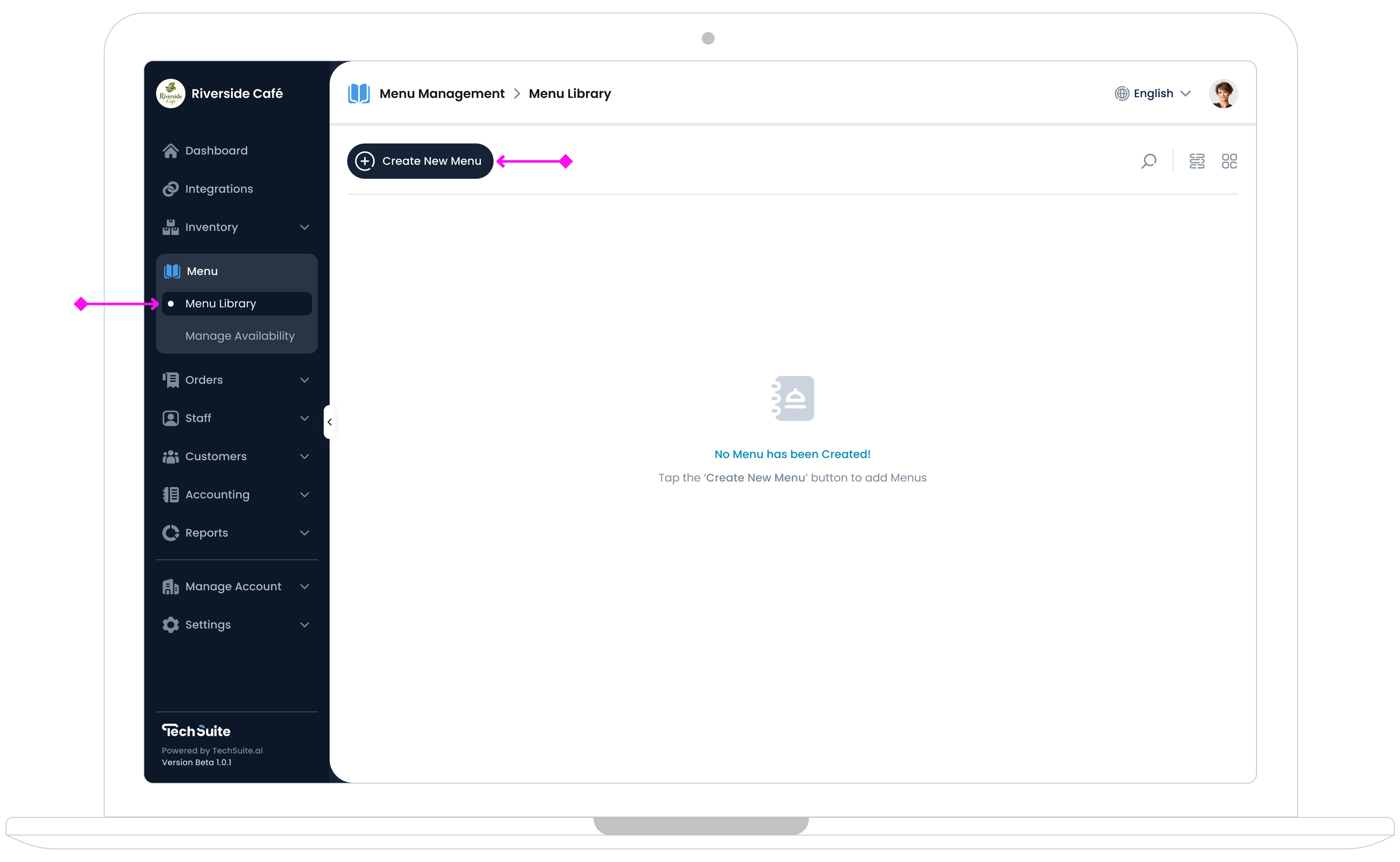 Menu Library Placeholder Image