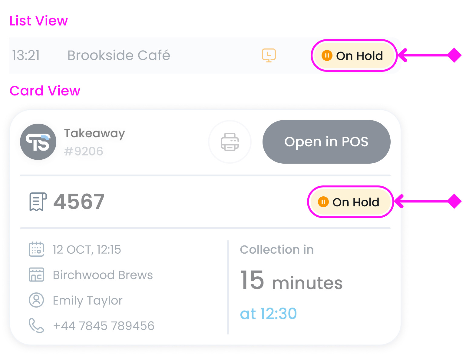 Order Tag On Hold Explanation