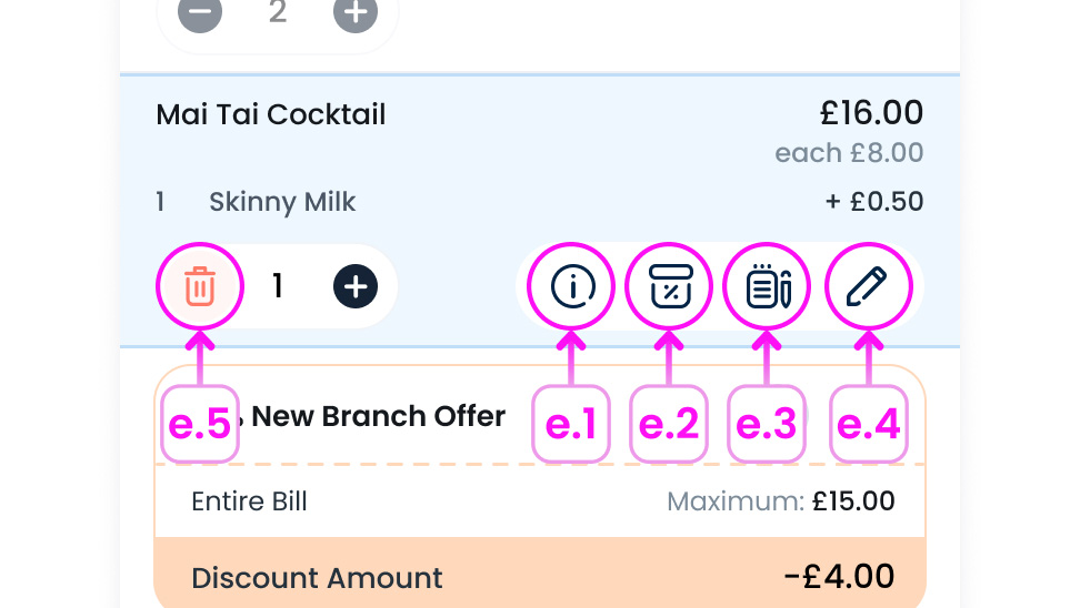 Item Controls in Basket (Updated)
