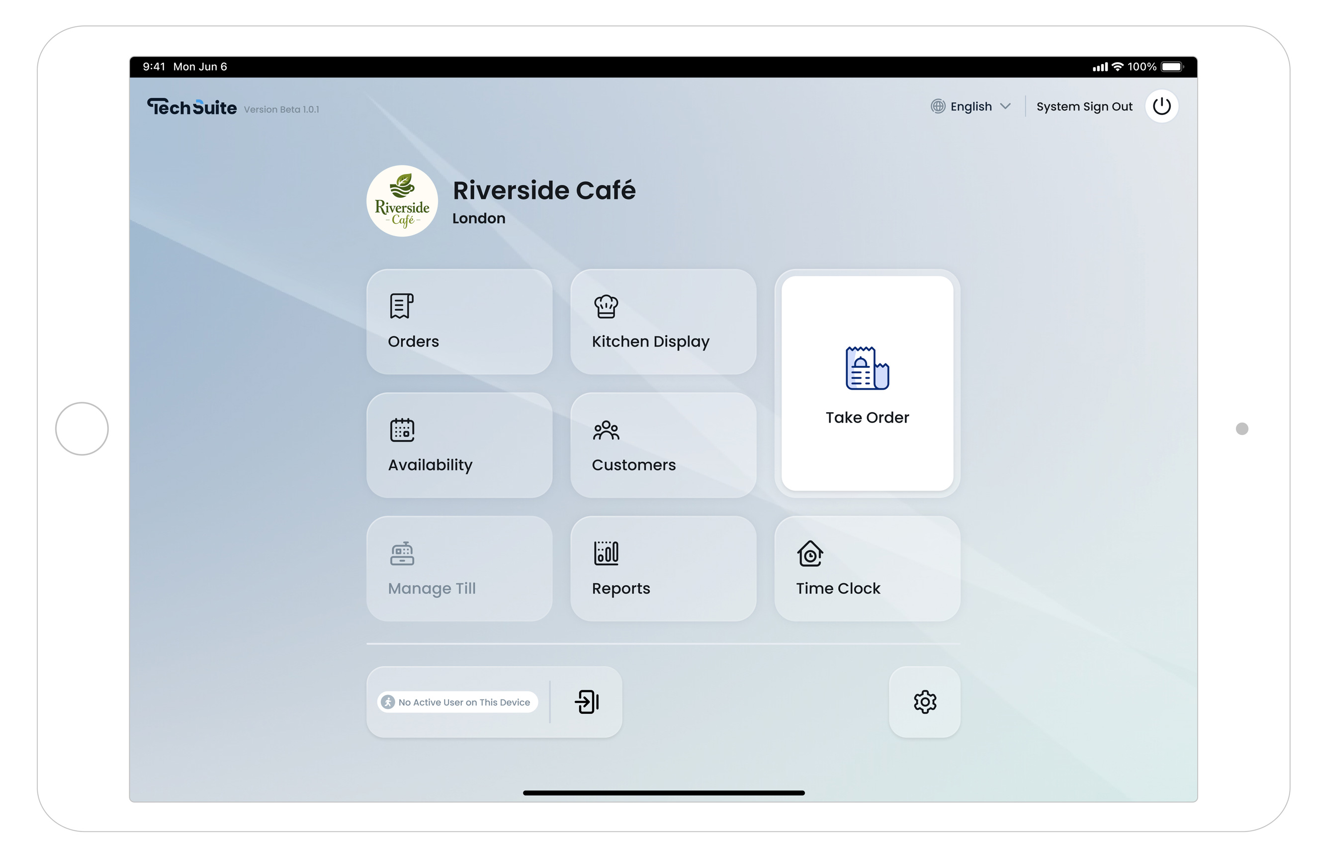 Finish Activation and Open POS Home