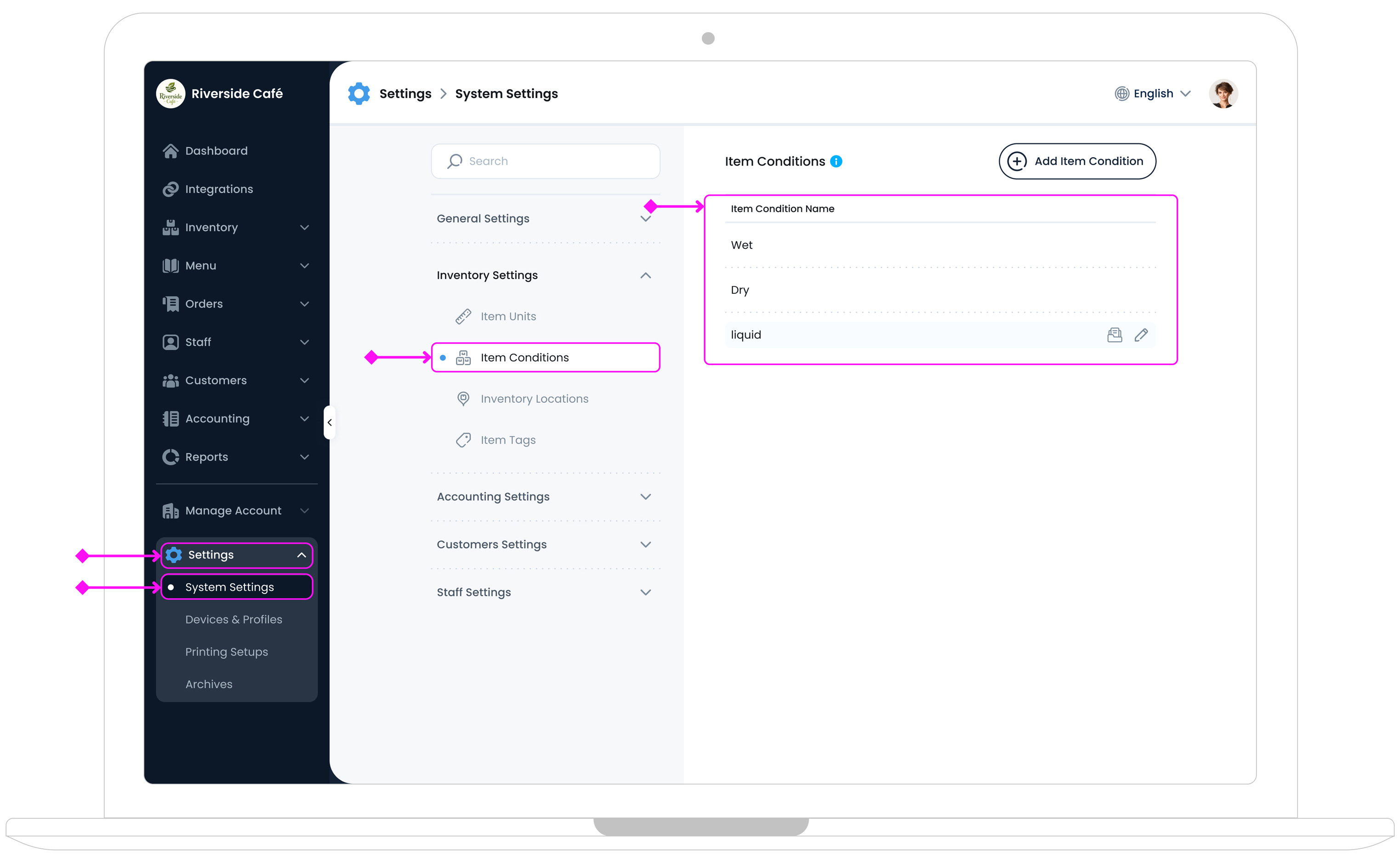 Item Conditions Access