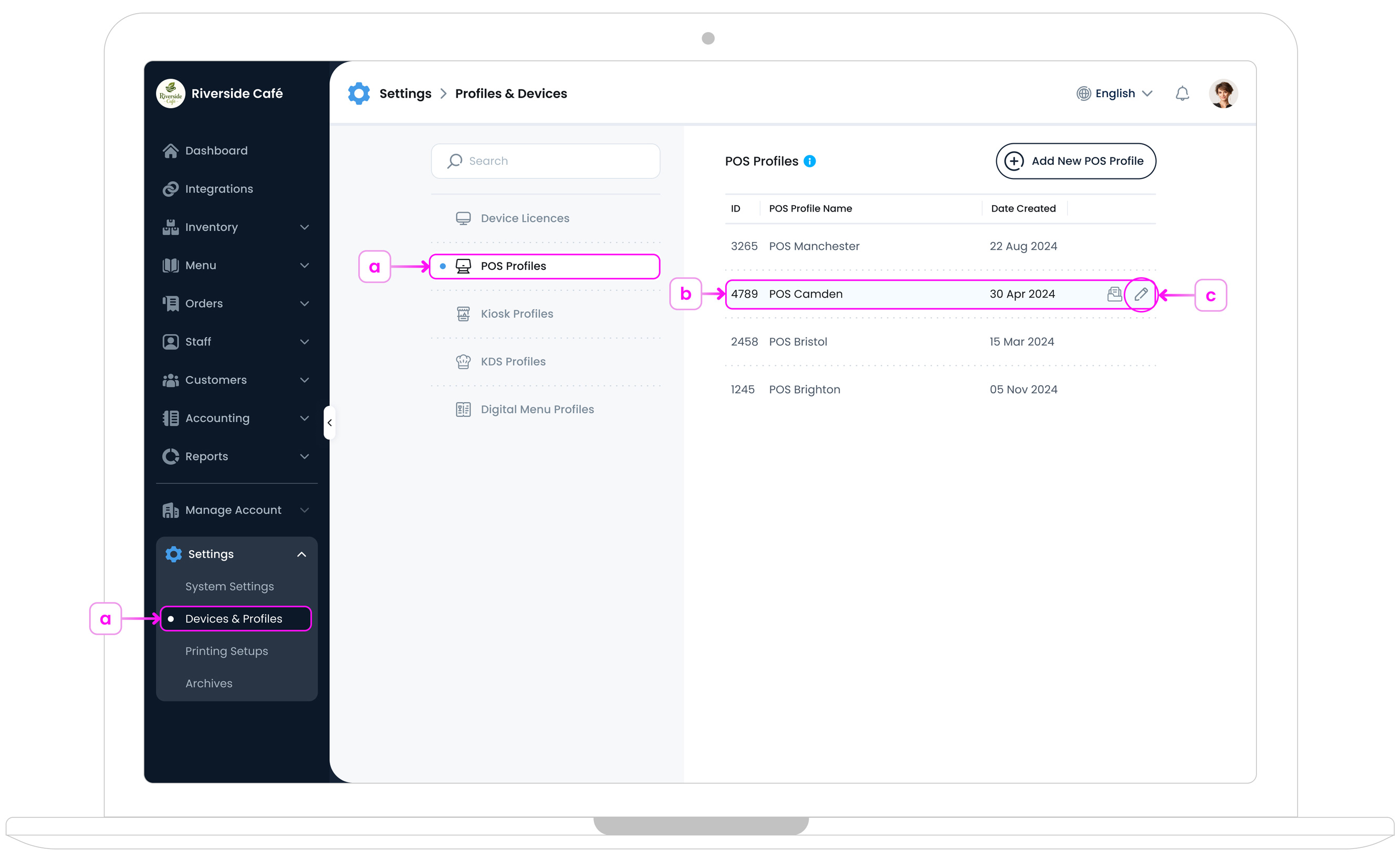 POS Profile Edit Access