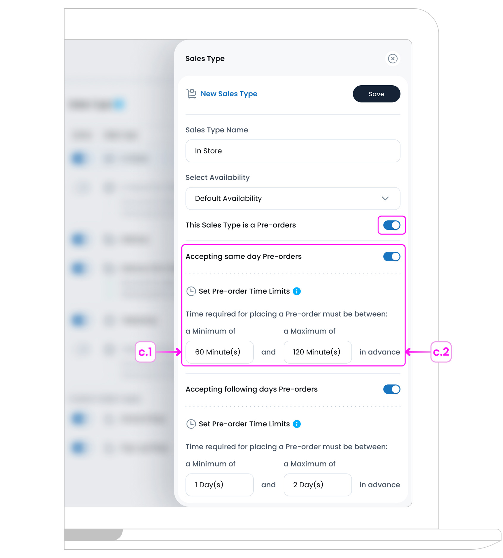 Accepting Same Day Pre-orders